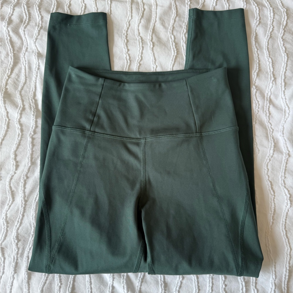 Girlfriend Collective Forest Green Leggings - Picture 1 of 3